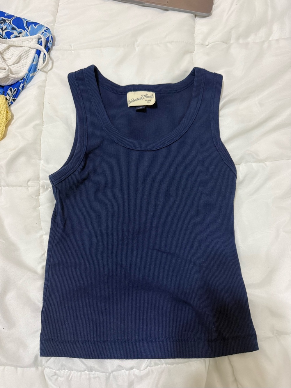 Navy tank top